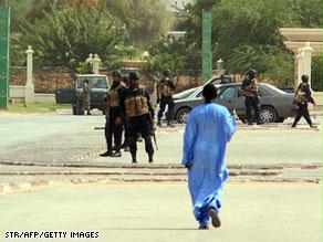 قوات من الجيش الموريتاني في العاصمة نواكشوط