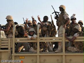 جنود سعوديون في المناطق الحدودية مع اليمن