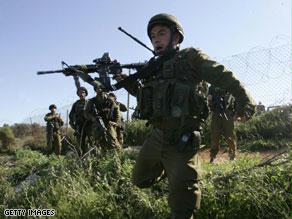 عناصر من القوات الإسرائيلية