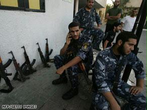عناصر من شرطة حماس في غزة