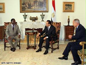 من لقاء مبارك وأودينغا