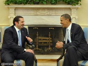 اللقاء هو الأول الذي يجمع بين أوباما والحريري