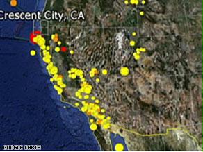الزلزال الذي ضرب كاليفورنيا