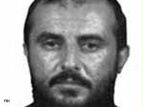 البدوي في صورة على موقع FBI