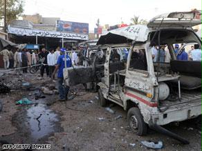 التفجير استهدف عربة للشرطة