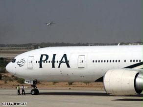 الطائرة تتبع الخطوط الجوية الباكستانية 