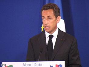ساركوزي تعهد بالعمل على الإفراج عن الرهائن