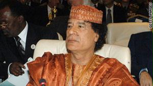 العقوبات تستهدف الزعيم الليبي ورموز نظامه