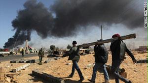زعمت الحكومة الليبية دحر ''الثوار'' من البريقة