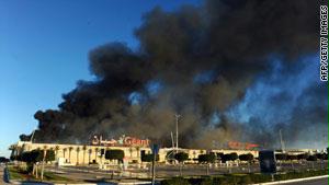 حذر القذافي من فوضى قد تعم تونس
