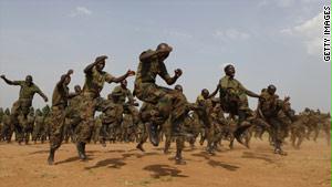 عناصر من القوات الأفريقية الداعمة للحكومة الصومالية