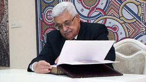 الزعيم الفلسطيني محمود عباس