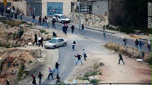 من المواجهات التي شهدتها القدس الشرقية الجمعة بين الفلسطينيين والقوات الإسرائيلية