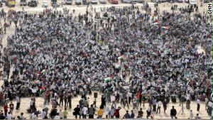 آلاف الأردنيين يتحشدون بمنطقة ''الشونة'' الحدودية مع إسرائيل