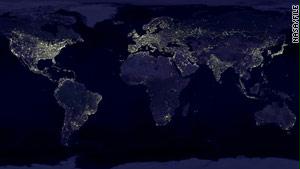 توزيع سكان الأرض وفق صورة من الفضاء من ناسا