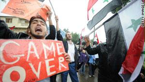 تشهد سوريا احتجاجات مناهضة للأسد منذ منتصف مارس