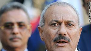 الرئيس اليمني علي عبدالله صالح
