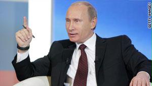 رئيس الوزراء الروسي فلاديمير بوتين