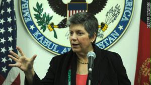 وزيرة الأمن الداخلي الأمريكية جانيت نابوليتانو
