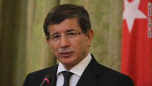 وزير الخارجية التركي أحمد داود أوغلو