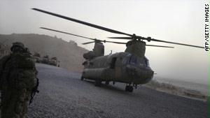 تحطمت المروحية، السبت، ولم يؤكد الناتو، حتى اللحظة، أسباب الحادث الذي تبنت طالبان مسؤوليته
