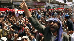 اتهم الرئيس اليمني واشنطن وتل أبيب بالضلوع في الاحتجاجات الشعبية التي تعم بعض الدول العربية