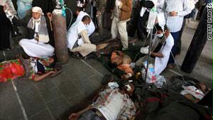 الاضطرابات التي تشهدها اليمن منذ شهرين أسفرت عن سقوط ما يقرب من 100 قتيل