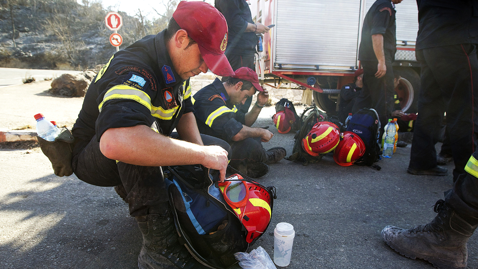 Israeli wildfire: Photos