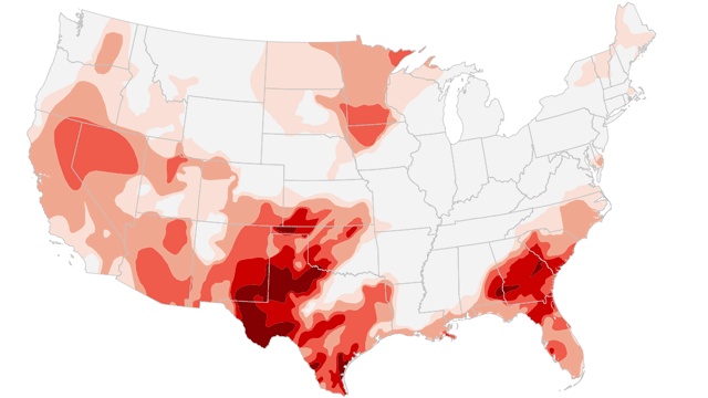 Animated map: U.S. drought in 2012