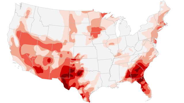 Animated map: U.S. drought in 2012