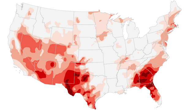 Animated map: U.S. drought in 2012