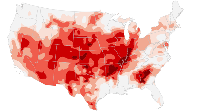 Animated map: U.S. drought in 2012