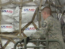 U.S. aid reaches Myanmar