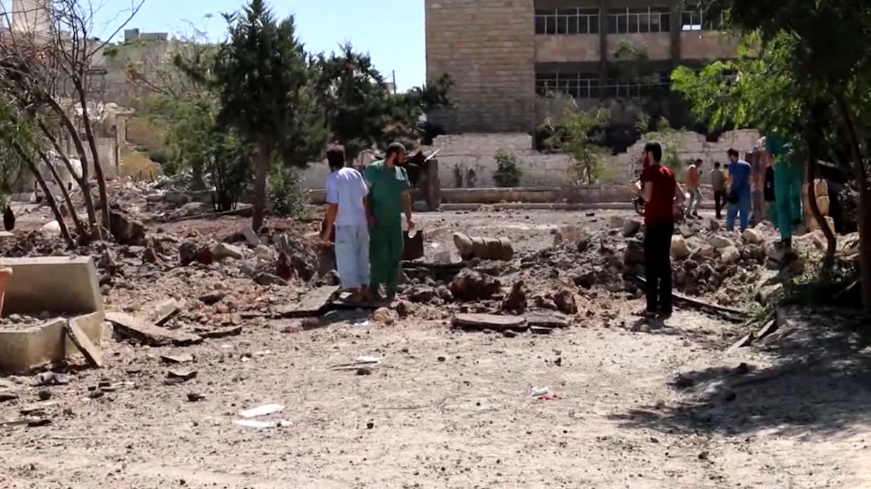 قصف أكبر مستشفى في حلب للمرة الثانية خلال 4 أيام