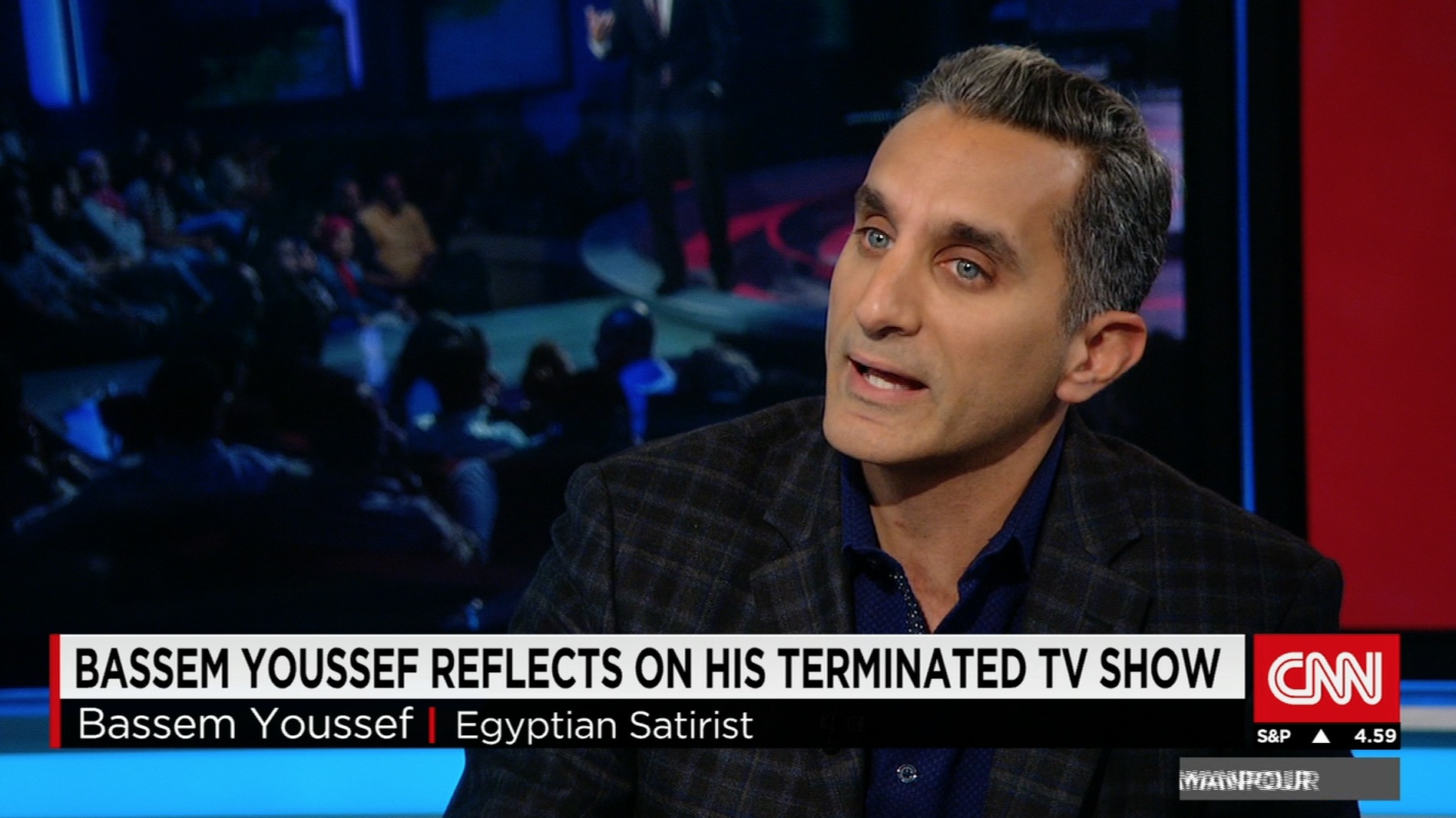 باسم يوسف لـCNN: لست نادما على برنامجي.. وأتمنى لو أنني اخترقت الحواجز أكثر