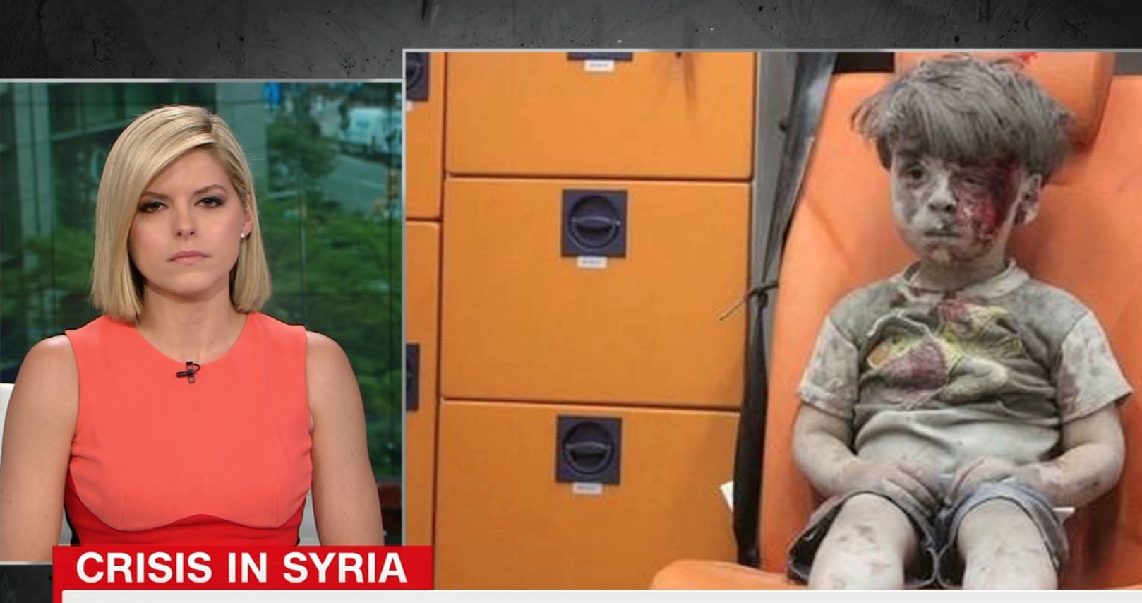 شاهد مذيعة CNN تبكي على الهواء بسبب عمران