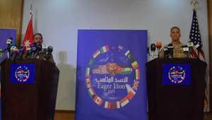 لقطة من المؤتمر الصحفي