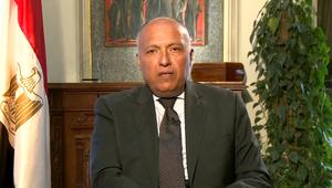 شكري لـCNN: نرى مدى ضرر تدخلات قطر في مصر وسوريا وليبيا