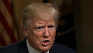 الرئيس ترامب يقطع مقابلته مع CBS.. والسبب؟