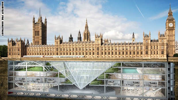 بالصور..موانئ فضائية ورعي للأبقار فوق ناطحات السحاب..هكذا سيتحول كوكب الأرض بعد مائة عام