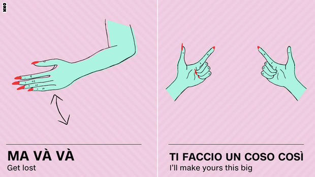 [صور] ماذا تعني إشارات اليد في اللغة الايطالية؟ احذر من الشتائم 3_333