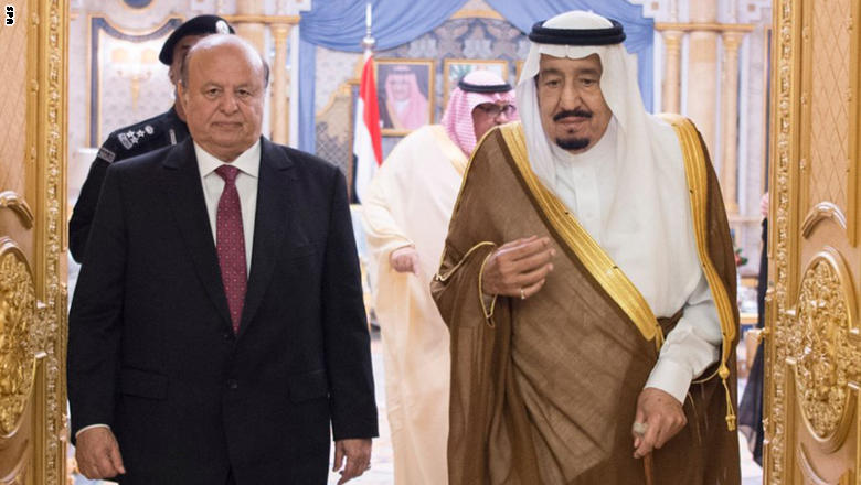 بعد اتهام خلفان لهادي بـ"دعم الإخوان".. الملك سلمان يستقبل الرئيس اليمني