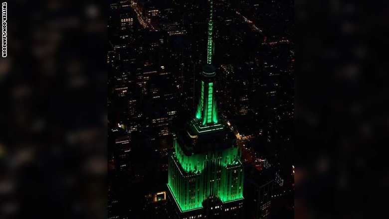 بالصور..هكذا يحتفل "إمباير ستيت" بعيد الفطر