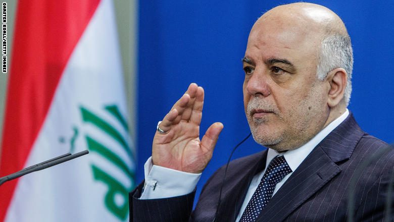 العبادي يستنكر نقل مقاتلي "داعش" إلى منطقة قرب الحدود السورية العراقية