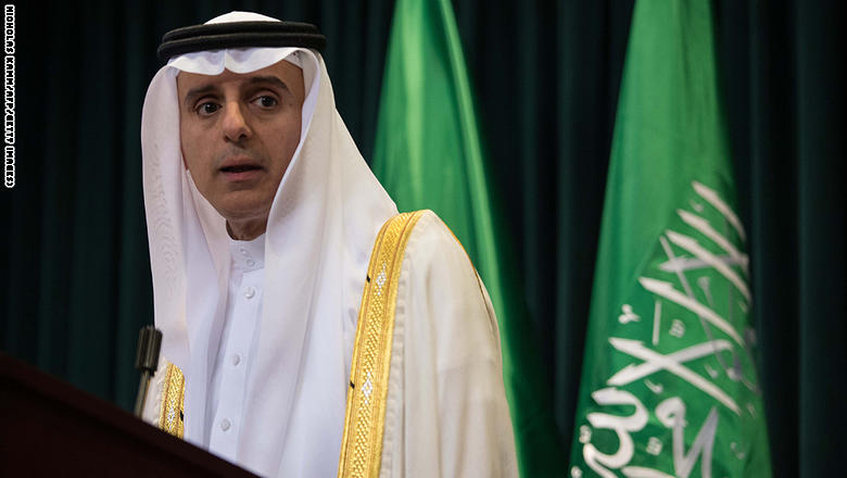 الجبير: إيران عازمة على تغيير نظام المنطقة وتؤمن بانتماء الشيعة لها فقط