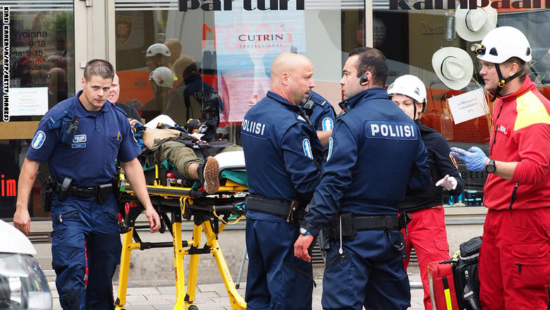 فنلندا: المشتبه به بحادث الطعن مغربي والتعامل مع الهجوم كـ"عمل إرهابي"