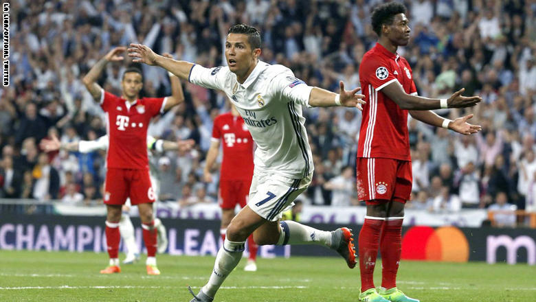 رونالدو يقود ريال مدريد لاكتساح البايرن وبلوغ المربع الذهبي 