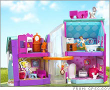 polly pocket magnetic house