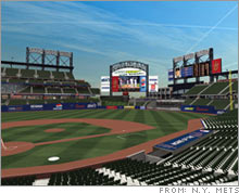 Citigroup's record $20 million a year naming rights deal for the new Mets stadium signed last year has reportedly already been matched by Barclays.