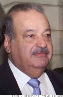 Mexican telecom owner Carlos Slim Helú